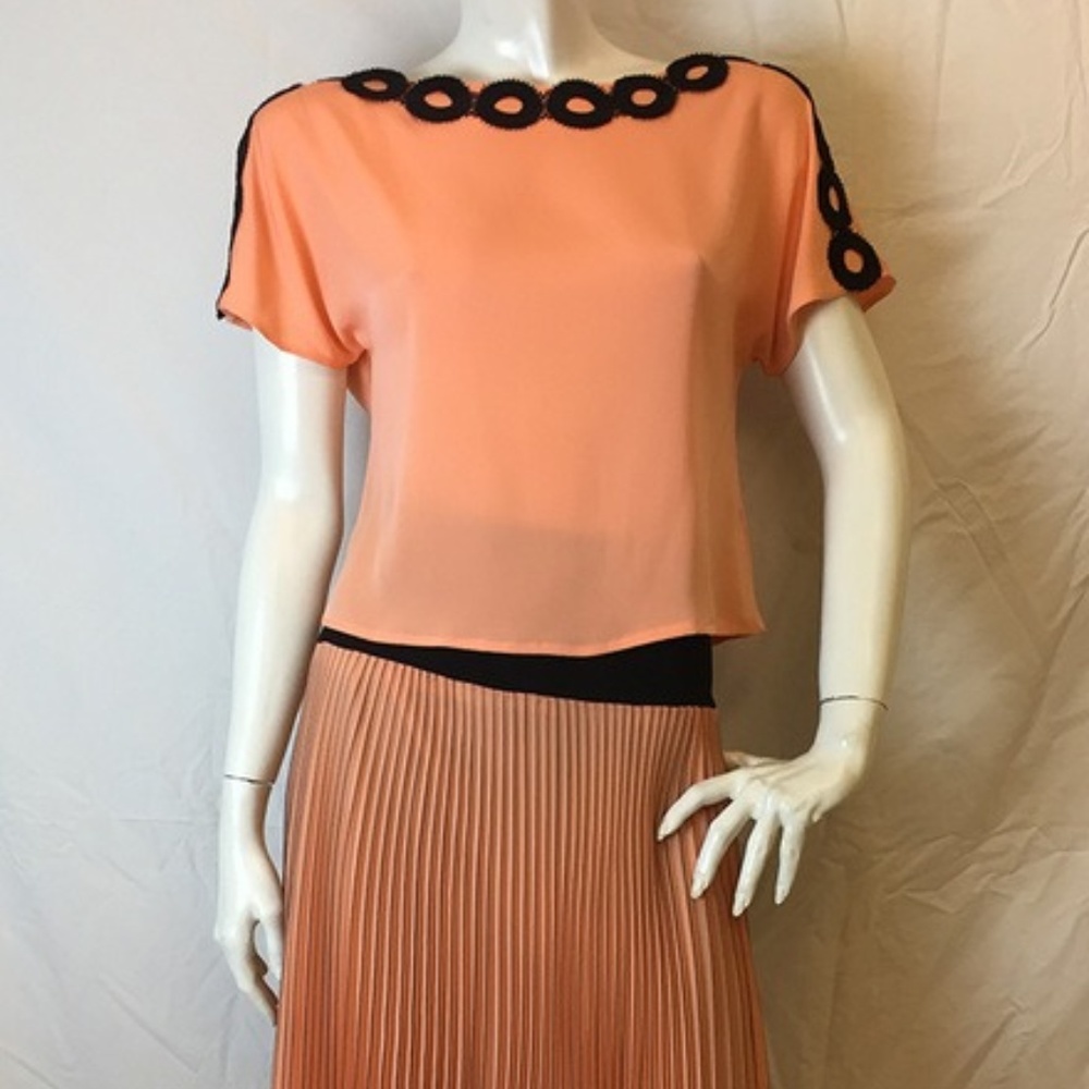 Giorgio Grati Coral Circle Top and Skirt